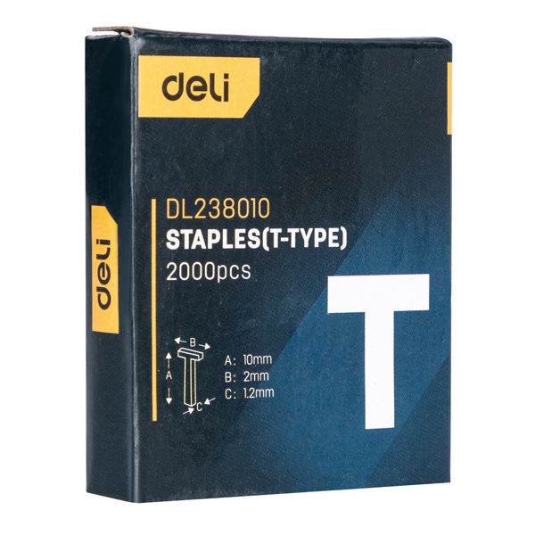 Imagen de Grampas tipo T 10x2x1.2mm