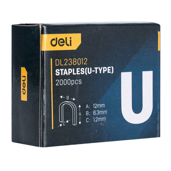 Imagen de Grampas tipo U 12x6.3x1.2mm